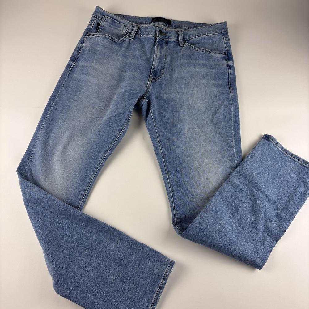 John Varvatos Jeans Men's Size 34‎ Bowery Slim Straight Medium Wash (34X33)